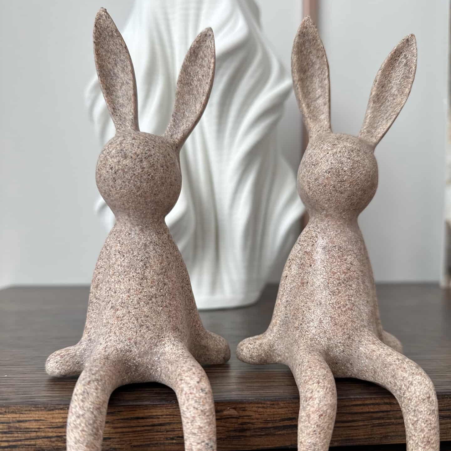 Matinis kiškiukas, smėlio spalvos, 20x7.5x5.5 cm