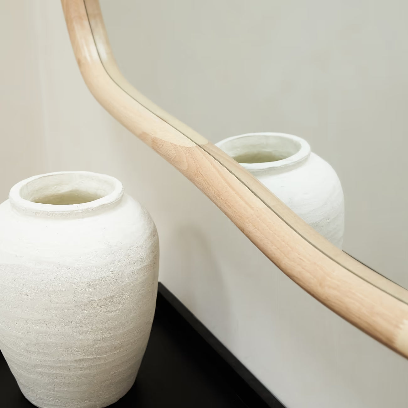 ALI - MEDINIS PAKABINAMAS/PASTATOMAS VEIDRODIS, NATŪRALAUS ATSPALVIO, 150x75 CM