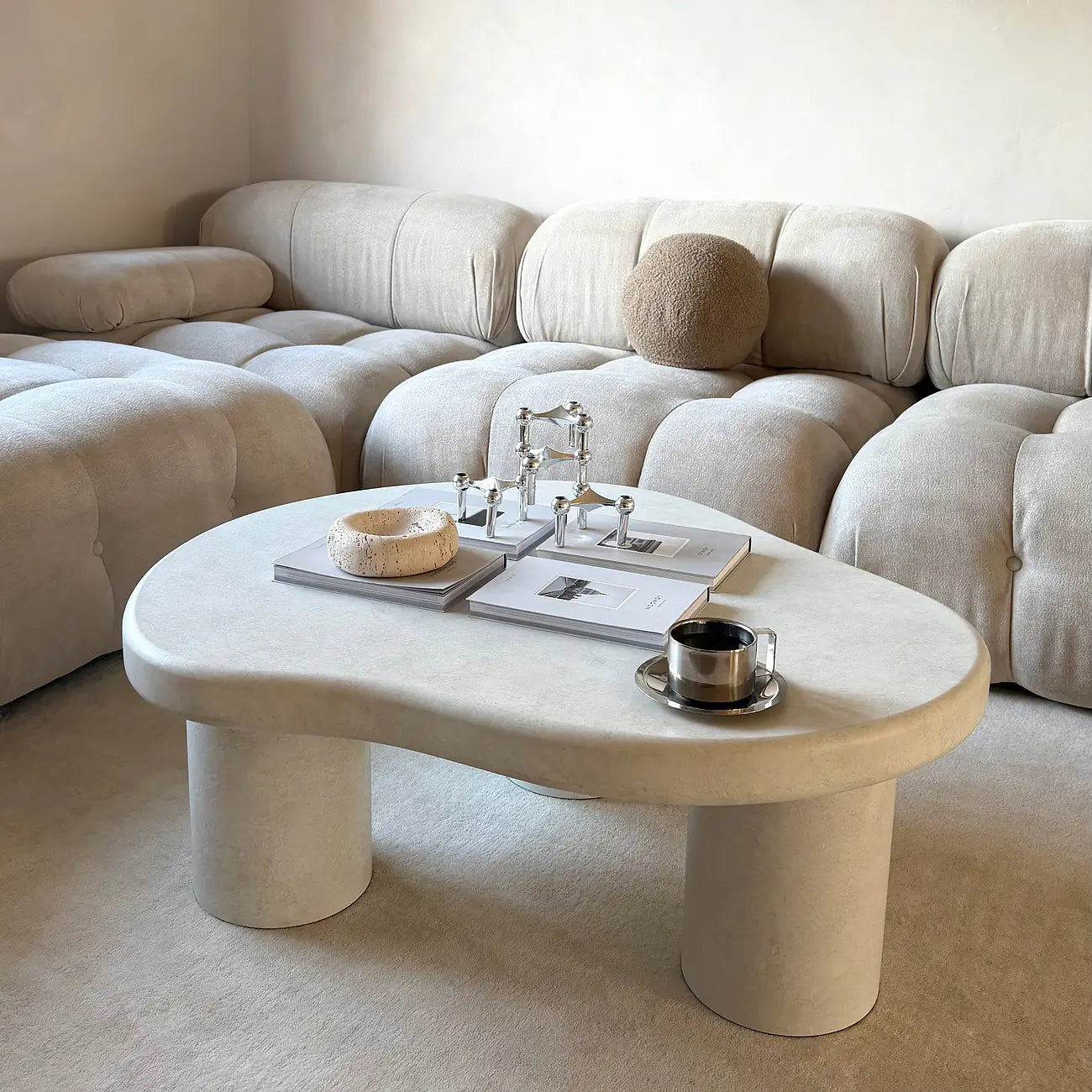 SAVA - KAVOS STALIUKAS, BETONINIS, 92X79X35 CM