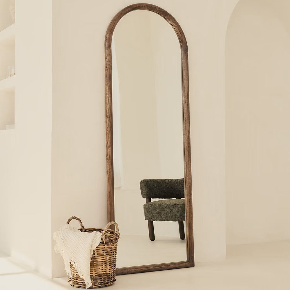 AMORE -  ARKOS FORMOS PAKABINAMAS/PASTATOMAS MEDINIS VEIDRODIS, ŠILTO MEDŽIO ATSPALVIO, 172x60 CM