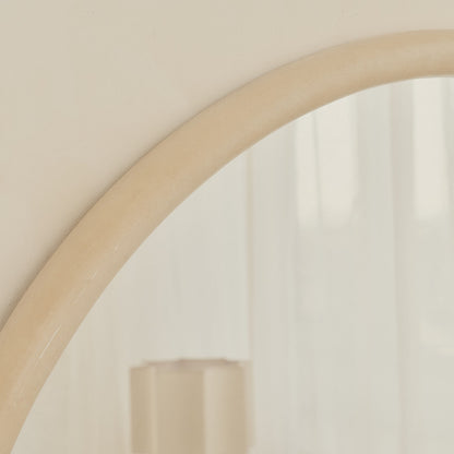 AMORE -  APVALUS PAKABINAMAS/PASTATOMAS MEDINIS VEIDRODIS, DRAMBLIO KAULO, 100 CM