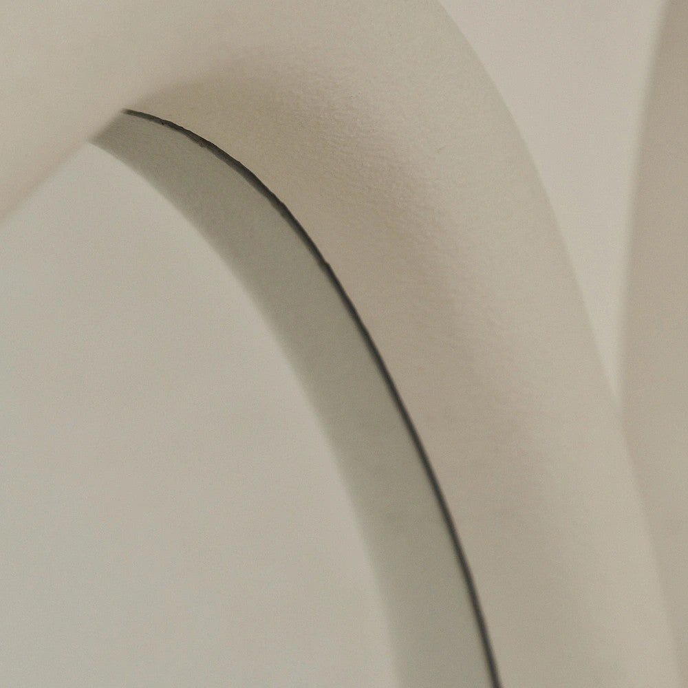 WABI - NESTANDARTINĖS FORMOS PAKABINAMAS/PASTATOMAS VEIDRODIS, BALTOS SPALVOS, 170X80 CM