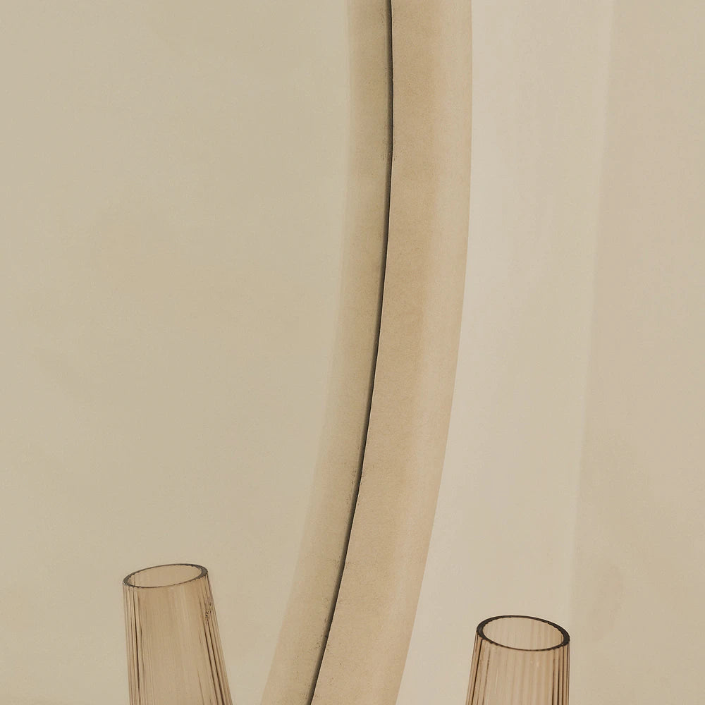 AMORE -  APVALUS PAKABINAMAS/PASTATOMAS MEDINIS VEIDRODIS, DRAMBLIO KAULO, 100 CM