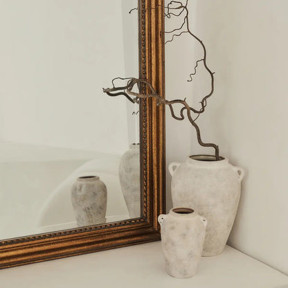 JAME - DIDELIO FORMATO PAKABINAMAS/PASTATOMAS VEIDRODIS, KLASIKINIS AUKSO/ MEDINIS VEIDRODIS , MEDINIU RĖMU, 110X80 CM