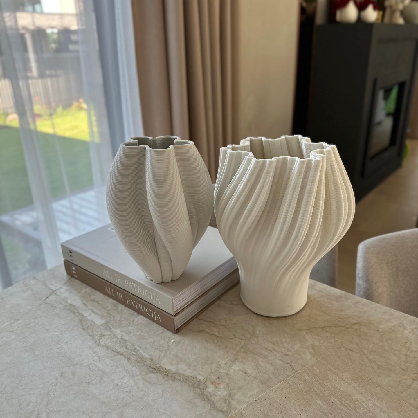 Vaza "MIGO", baltos spalvos, 27x22