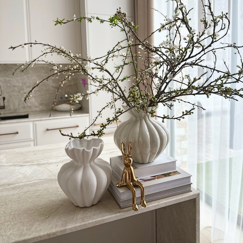 Blizgus kiškiukas, auksinės spalvos, 21x7.5 cm