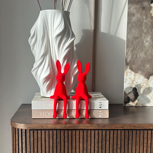 Raudonas kiškiukas, 22x8.5 cm