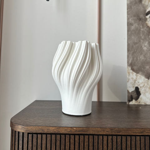 Vaza "MIGO", baltos spalvos, 27x22