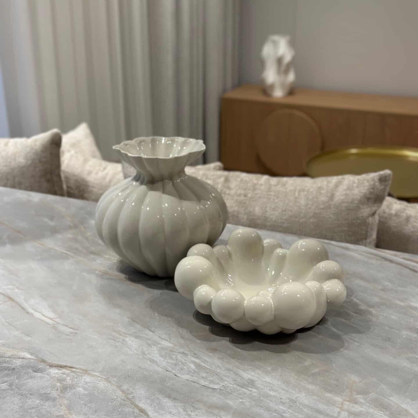 Komplektas dubuo su vaza