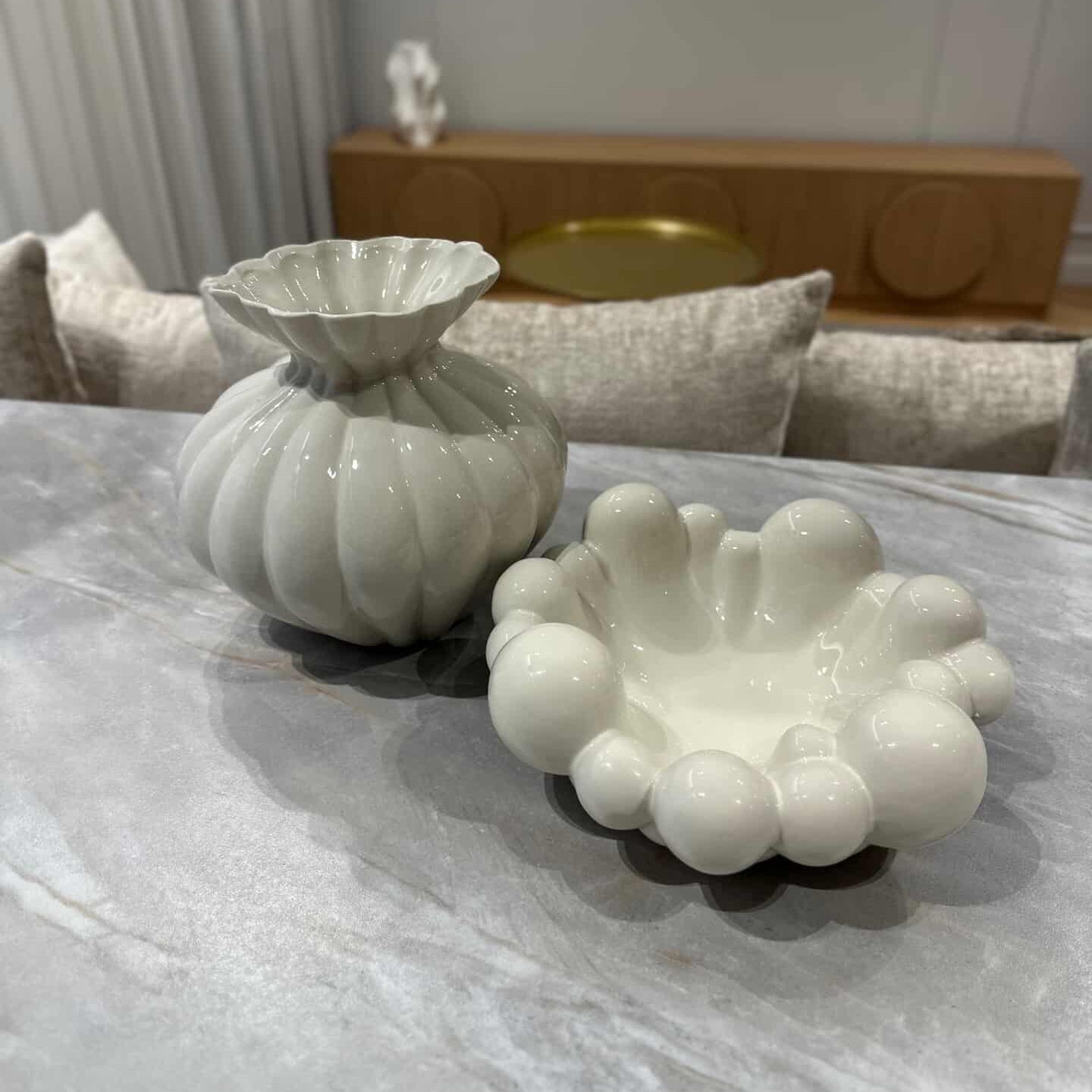 Komplektas dubuo su vaza