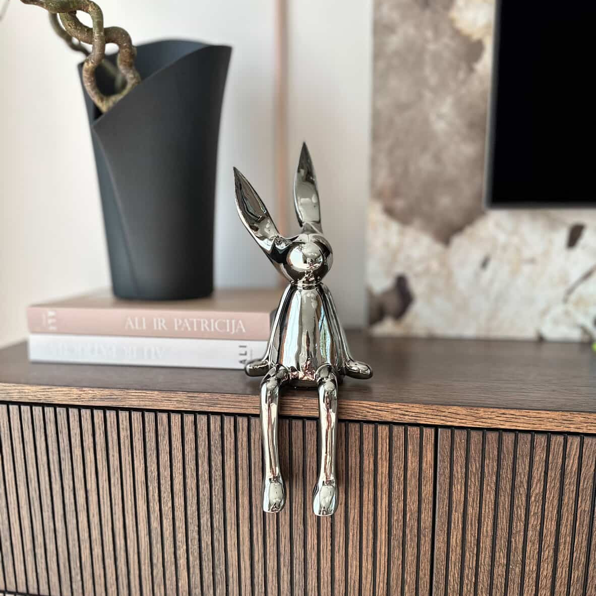 Gun black kiškis, 33x13 cm