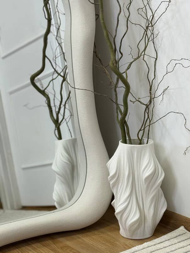 WABI - NESTANDARTINIO FORMATO PAKABINAMAS/PASTATOMAS MEDINIS VEIDRODIS, 170X80 CM