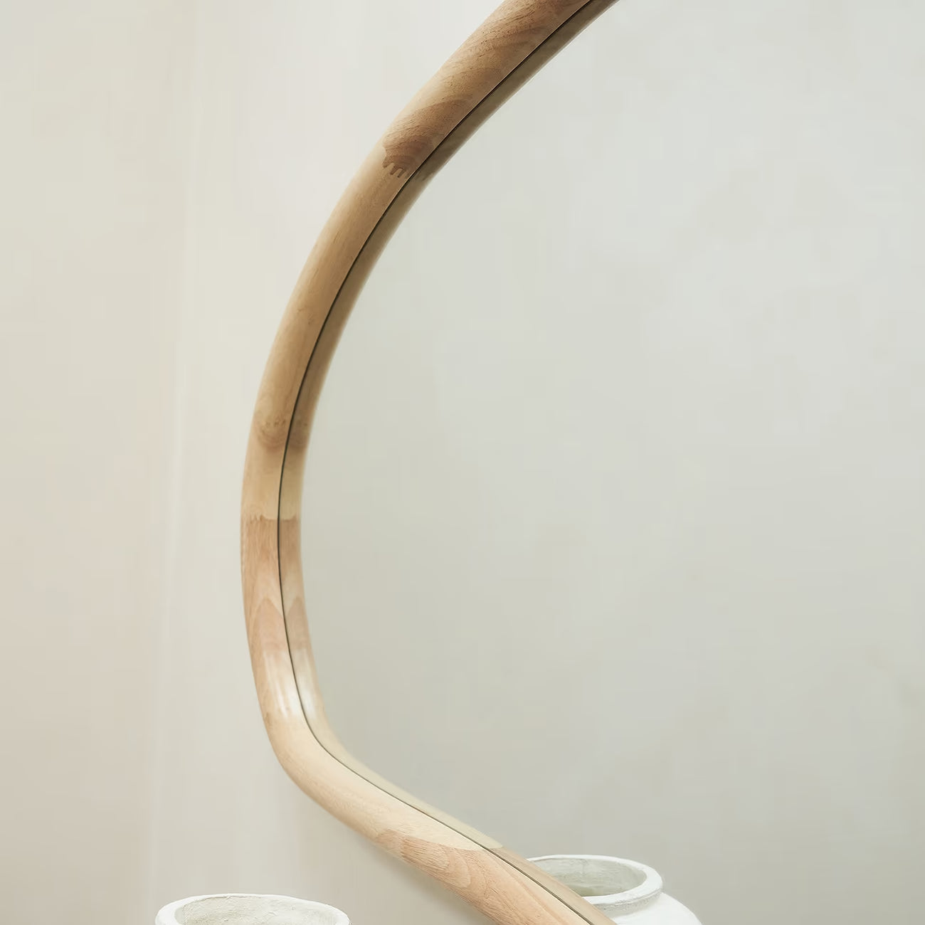 ALI - MEDINIS PAKABINAMAS/PASTATOMAS VEIDRODIS, NATŪRALAUS ATSPALVIO, 150x75 CM