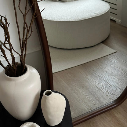 ALI - NESTANDARTINĖS FORMOS PAKABINAMAS/PASTATOMAS VEIDRODIS, TAMSAUS ATSPALVIO, 180x80 CM