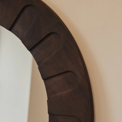 VALO - ARKOS FORMOS PAKABINAMAS/PASTATOMAS MEDINIS VEIDRODIS, TAMSAUS ATSPALVIO, 190X110 CM