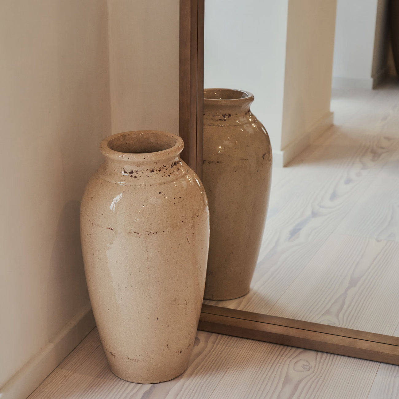 LILI - ARKOS FORMOS PAKABINAMAS/PASTATOMAS MEDINIS VEIDRODIS, ŠVIESAUS MEDŽIO SPALVOS, 170X80 CM