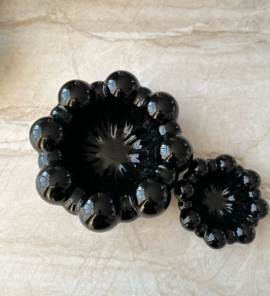 Dekoratyvinis dubuo "Debesėlis", juodos spalvos, Ø15 cm