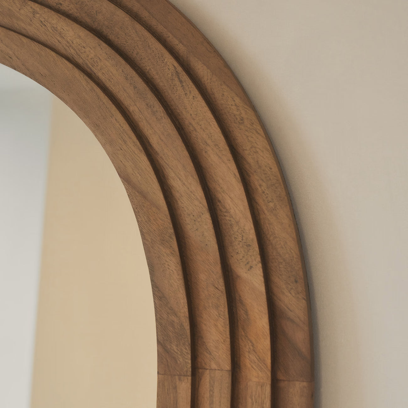 LUCE - ARKOS FORMATO PAKABINAMAS/PASTATOMAS MEDINIS VEIDRODIS, ŠILTO ATSPALVIO, 200X115 CM