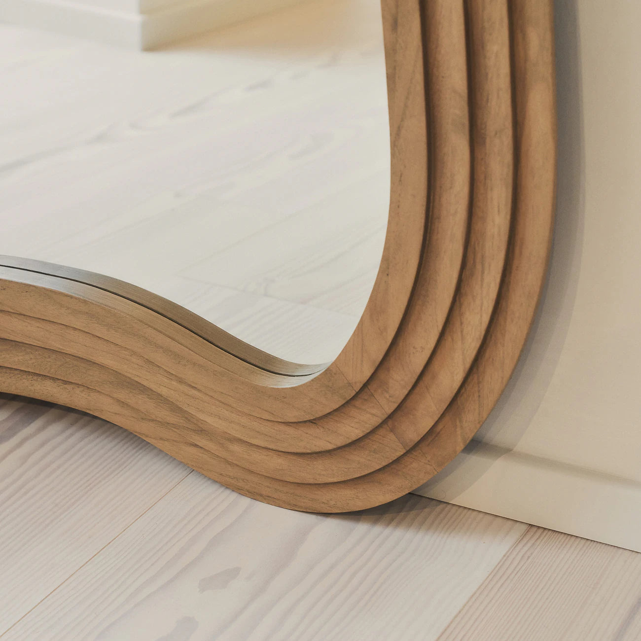 LUCE - ARKOS FORMATO PAKABINAMAS/PASTATOMAS MEDINIS VEIDRODIS, ŠILTO ATSPALVIO, 200X115 CM