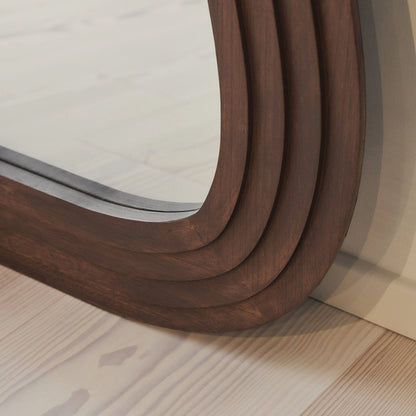 LUCE - ARKOS FORMATO PAKABINAMAS/PASTATOMAS MEDINIS VEIDRODIS, TAMSAUS ATSPALVIO, 180X105 CM