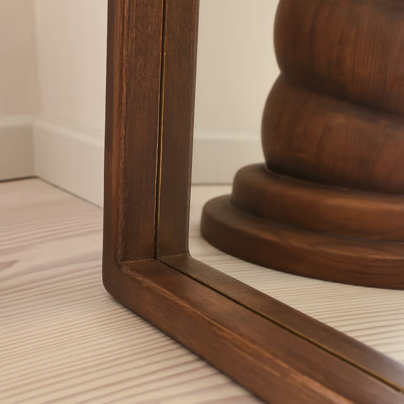 ARDE - ARKOS FORMOS PAKABINAMAS/PASTATOMAS MEDINIS VEIDRODIS, TAMSAUS MEDŽIO SPALVOS, 175X95 CM