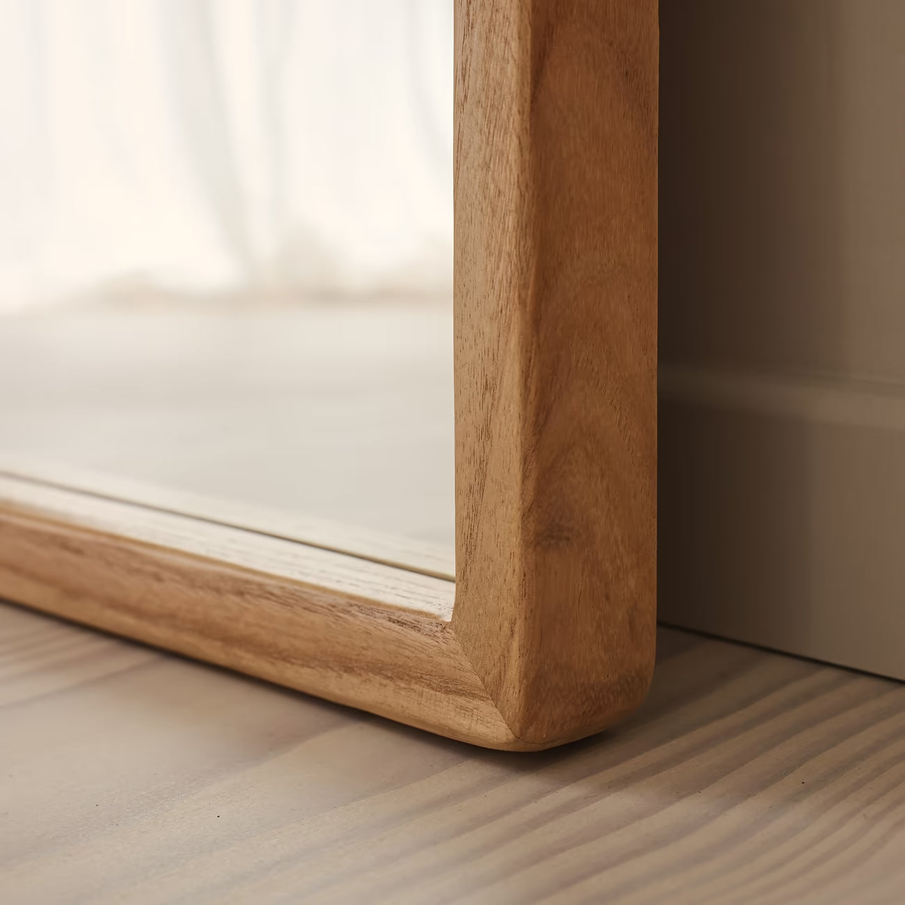 ARDE - ARKOS FORMOS PAKABINAMAS/PASTATOMAS VEIDRODIS, ŠVIESIOS MEDIENOS ATSPALVIO, 175X95 CM