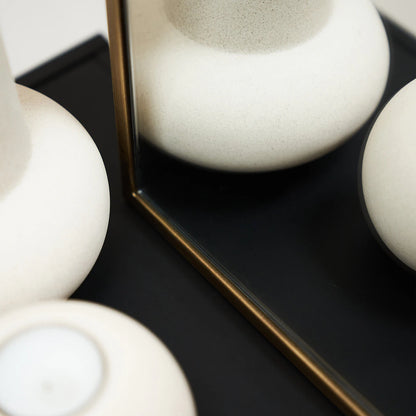 LIBE - ARKOS FORMOS PAKABINAMAS/PASTATOMAS VEIDRODIS, AUKSINIU METALINIU RĖMU, 90x120 CM