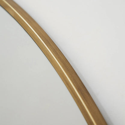 LIBE - ARKOS FORMOS PAKABINAMAS/PASTATOMAS VEIDRODIS, AUKSINIU METALINIU RĖMU, 120X90 CM