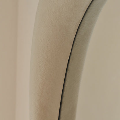 WABI - NESTANDARTINĖS FORMOS PAKABINAMAS/PASTATOMAS VEIDRODIS, BALTOS SPALVOS, 190X130 CM