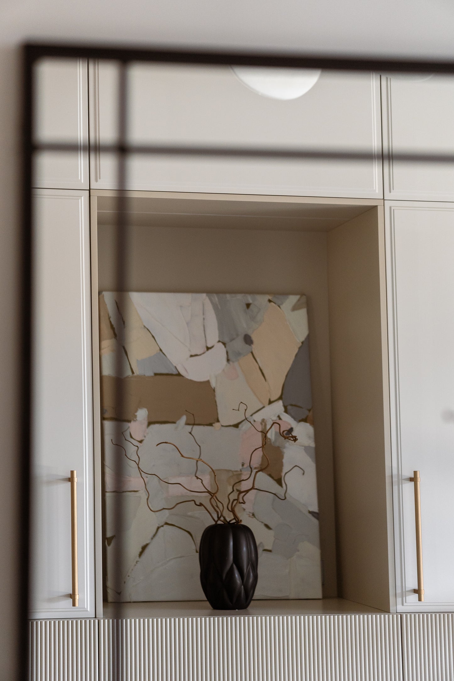 CITA - STAČIAKAMPIS PAKABINAMAS/PASTATOMAS METALINIS VEIDRODIS, JUODOS SPALVOS, 170X80 CM